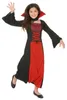 Halloweenský kostým upíra pro dívky M 7-9 let (120-130 cm) Náhled obrázku produktu 5