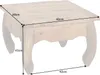 Massiver Couchtisch OPIUM ANTIQUE 60cm natur Mangoholz Produktbild-Vorschau 7