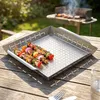 Vilde | Koszyk do grilla ze stali nierdzewnej - 39,5x35x6 Podgląd zdjęcia produktu 2