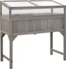 vidaXL Hochbeet mit Gewächshaus 110x54x120 cm Massivholz Produktbild-Vorschau 2
