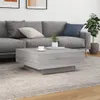 vidaXL Couchtisch Grau Sonoma 80x80x31 cm Holzwerkstoff Produktbild-Vorschau 3