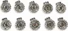 Riffelmacher 10x Christbaumkerzenhalter silber Produktbild-Vorschau 3