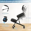 COSTWAY Ergonomischer Kniestuhl, Kniehocker mit schrägem Produktbild-Vorschau 5
