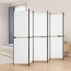 vidaXL 6dílný paraván bílý 300x180 cm Tkanina Náhled obrázku produktu 2