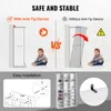 Comparison of a cabinet with and without an anti-tip device, and an illustration of easy installation. Produktbild-Vorschau
