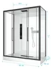 Cabine de douche RECTANGLE 160x85x217cm - FACTORY 2 XXL Voir les images du produit 5