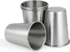 5er-Pack Edelstahlbecher, stapelbar, 350 ml Produktbild-Vorschau 3
