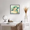 Gerahmtes Poster - Schwarzer Rahmen - Aquarell Frau Produktbild-Vorschau 6