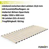 Rolovateľný lamelový rošt 70 x 140 cm | Posteľný rošt z Náhľad obrázku produktu 8