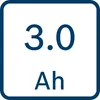 A graphic displaying the text '3.0 Ah' within a square border. Podgląd zdjęcia produktu