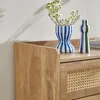 CALICOSY - Commode 3 tiroirs avec façades en rotin naturel Voir les images du produit 3