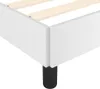 vidaXL Rám postele s čelom bez matraca biely 80x200 cm Náhľad obrázku produktu 5