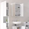 Badmöbel-Set Vicco Fredd Weiß Hochglanz 4 Teile, Model Produktbild-Vorschau 5