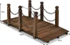 COSTWAY Pont en bois avec balustrade en plastique, pont de Voir les images du produit 10