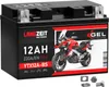 LANGZEIT YTX12A-BS GEL Motorradbatterie 12V 12Ah 230AEN Produktbild-Vorschau 1