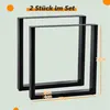 2er Set Tischgestell 70x72 cm Tischbeine Tischkufen schwarz Produktbild-Vorschau 6