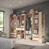 Kleiderschrank Vicco Elmo Sonoma 50 x 200 cm 5er Set, Model Produktbild-Vorschau 3