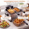 FRITEUSE COSTWAY 5L 2000W, friteuse en acier inoxydable Voir les images du produit 2