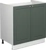 Spülenunterschrank Vicco Fame-Line Grün-Gold Landhaus 80 cm Produktbild-Vorschau 1