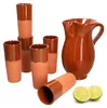 7tlg Set 1x Tonkrug 1,9L + 6x Tonbecher 300ml 6 Personen Produktbild-Vorschau 1