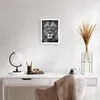 Poster - Poster ohne Rahmen - Porträt Löwe Schwarzweiß - Produktbild-Vorschau 5