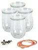WECK Tray Tulpengläser eingeschweißt 4er Set 121022 Produktbild-Vorschau 3