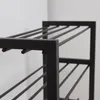 LOFT42 Hall Doppel-Schuhregal – Metall – Schwarz Produktbild-Vorschau 4