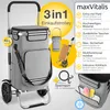 maxVitalis Einkaufstrolley klappbar, Einkaufswagen mit Produktbild-Vorschau 3
