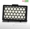 A vacuum cleaner filter is shown on a light gray background with a white shadow. Produktbild-Vorschau
