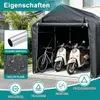 Ikodm Garagenzelt Groß 218x157x166cm, Mobiles Fahrradzelt Produktbild-Vorschau 6