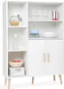 Mondeer Sideboard Armoire de stockage avec 2 portes et 5 Voir les images du produit 8