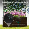 Hochbeet mit Sichtschutzpaneel, Rankengitter, Metall, Produktbild-Vorschau 4