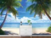 Fototapete 3D Effekt Strand Palmen Meer Ozean Hawaii - Produktbild-Vorschau 2