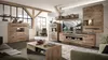 Glasvitrine >Bellano< in Viking Oak Nachbildung, MDF, Produktbild-Vorschau 6