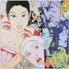 Leinwandbild comic-pop-art-gesichter 30x30 cm Feeby farbe Produktbild-Vorschau 3