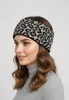 Faera Leop-Print Stirnband aus Strick Modisch Warm One Size Produktbild-Vorschau 2