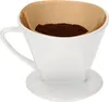 Kaffeefilter No 4 Porzellan 16x14x11cm weiß Produktbild-Vorschau 2