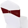 vidaXL 25x Stretch Ribbon + Diamond Buckle Bordeaux Náhľad obrázku produktu 5