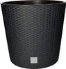 KOTARBAU® Blumentopf Ø 400x375mm Rattandesign Rund mit Produktbild-Vorschau 1