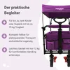 FUXLIFE by FUXTEC Skládací vozík FX-CT700 fialový  skládací Náhled obrázku produktu 6