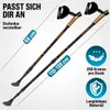 SPORTANA® Wanderstöcke Teleskop Aufsätze Gummipuffer Nordic Produktbild-Vorschau 4