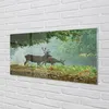 Glasbilder 120x60 Wandkunst Deer Herbstwald Produktbild-Vorschau 2