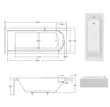 Aqua For You | Badewanne - Besco Bad Rechteckig Shea - 170 Produktbild-Vorschau 5