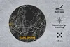 MuchoWow® Mauspad Mousepad Karlsruhe - Gold - Stadtplan - Produktbild-Vorschau 2