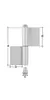 Gustav Alberts constructieband, 120x30x Ø 9x60mm, roestvast Productafbeelding-voorbeeld 2