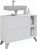Mobiletto per lavabo Vicco Leano Bianco 80 x 62 cm con 2 Anteprima dell’immagine prodotto 8