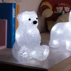 LED Deko Figur Eisbär Weihnachten Winter Innen 10 LEDs Produktbild-Vorschau 2