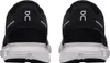 Rear view of a pair of black ON Cloud running shoes with white soles. Anteprima dell’immagine prodotto