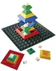 EDUPLAY 120-074 Triangle Puzzle mit Base, 24-teilig, bunt Produktbild-Vorschau 1