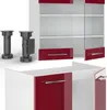 Küchenzeile Vicco Fame-Line Bordeaux Hochglanz/Weiß 200 cm Produktbild-Vorschau 6